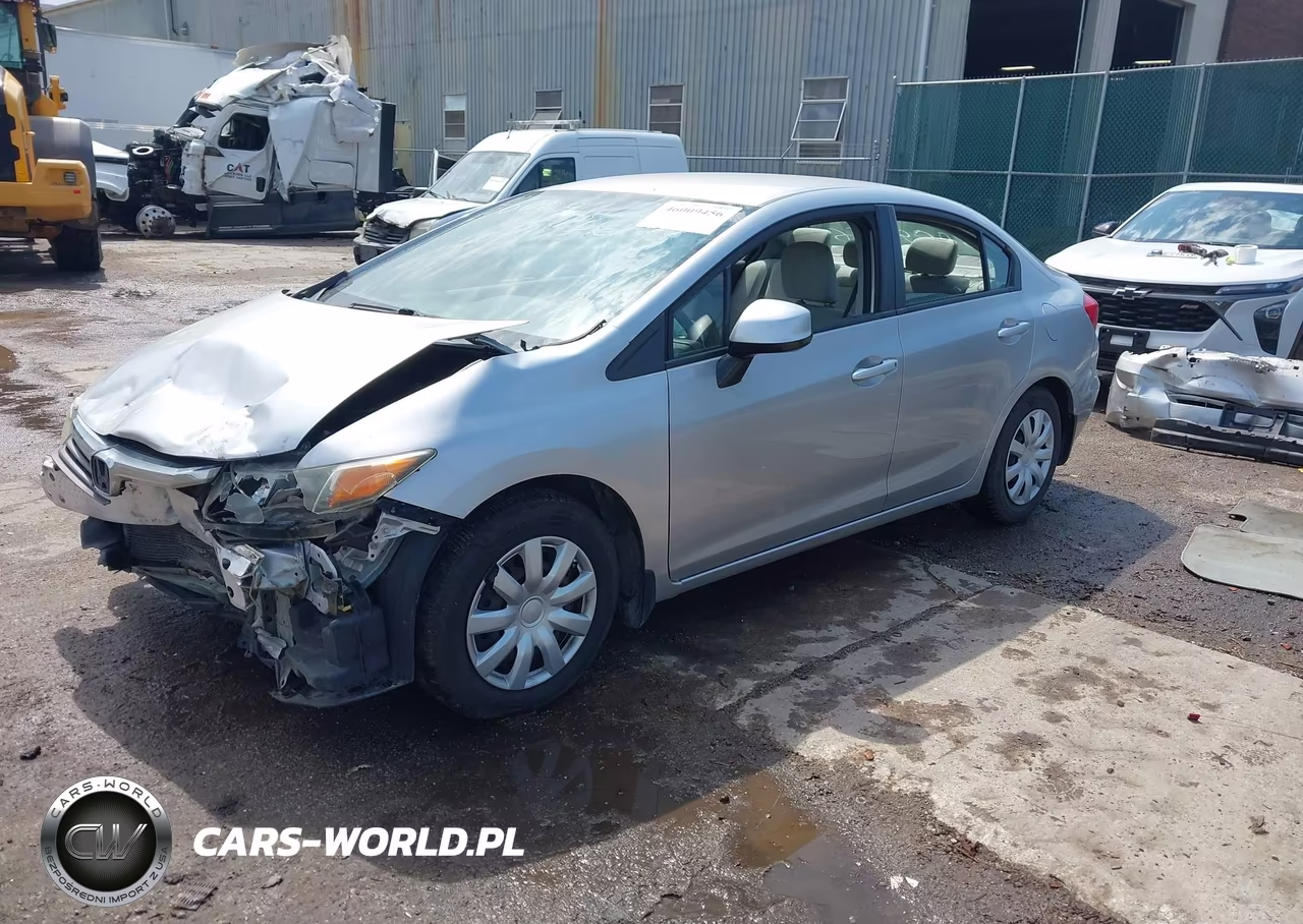 2012 Honda Civic Lx VIN:19XFB2F53CE110054 - 2