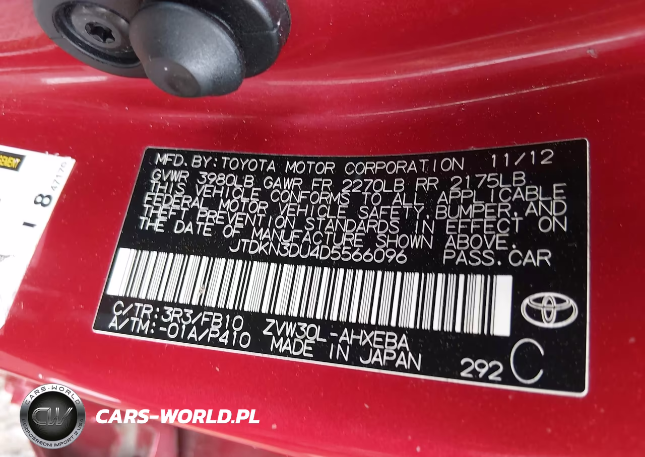 2013 Toyota Prius Three VIN:JTDKN3DU4D5566096 - 9
