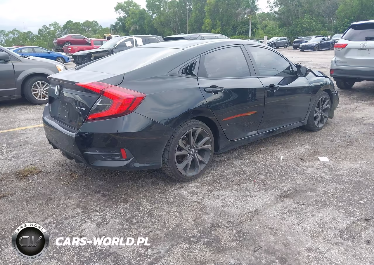 2019 Honda Civic Sport VIN:19XFC2F85KE049053 - 4