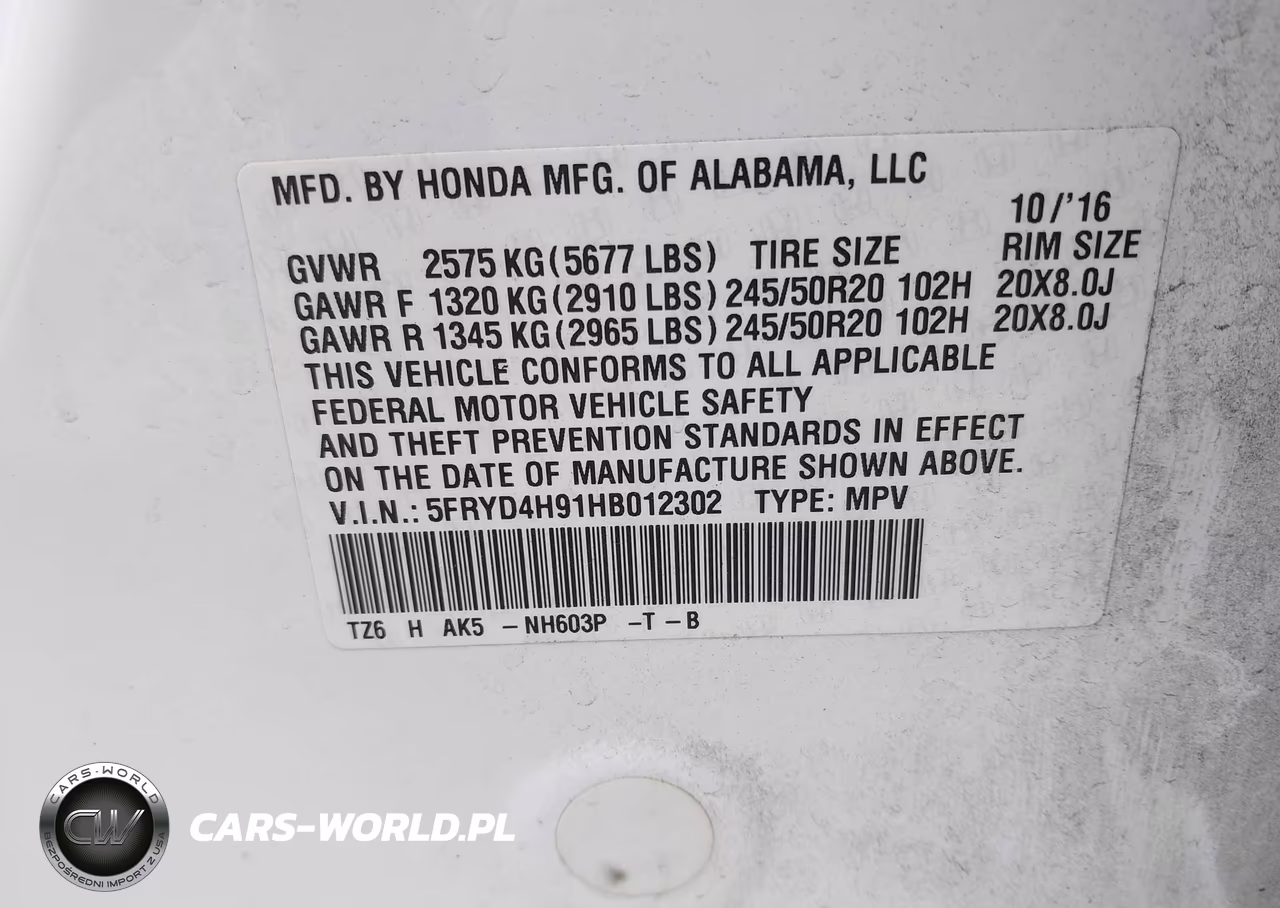 2017 Acura Mdx Advance Entertainment Pkgs VIN:5FRYD4H91HB012302 - 9