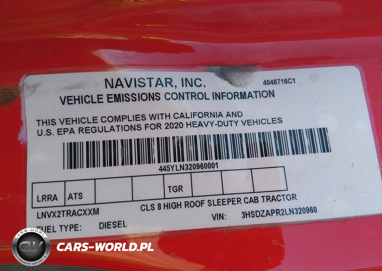 2020 International Lt VIN:3HSDZAPR2LN320960 - 8