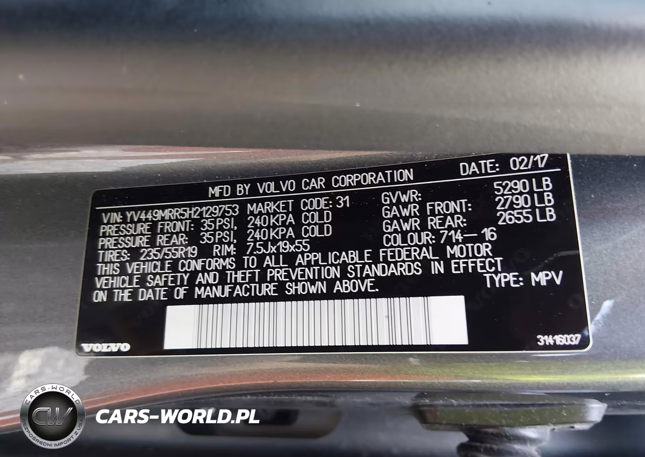 2017 Volvo Xc60 T6 Dynamic VIN:YV449MRR5H2129753 - 9