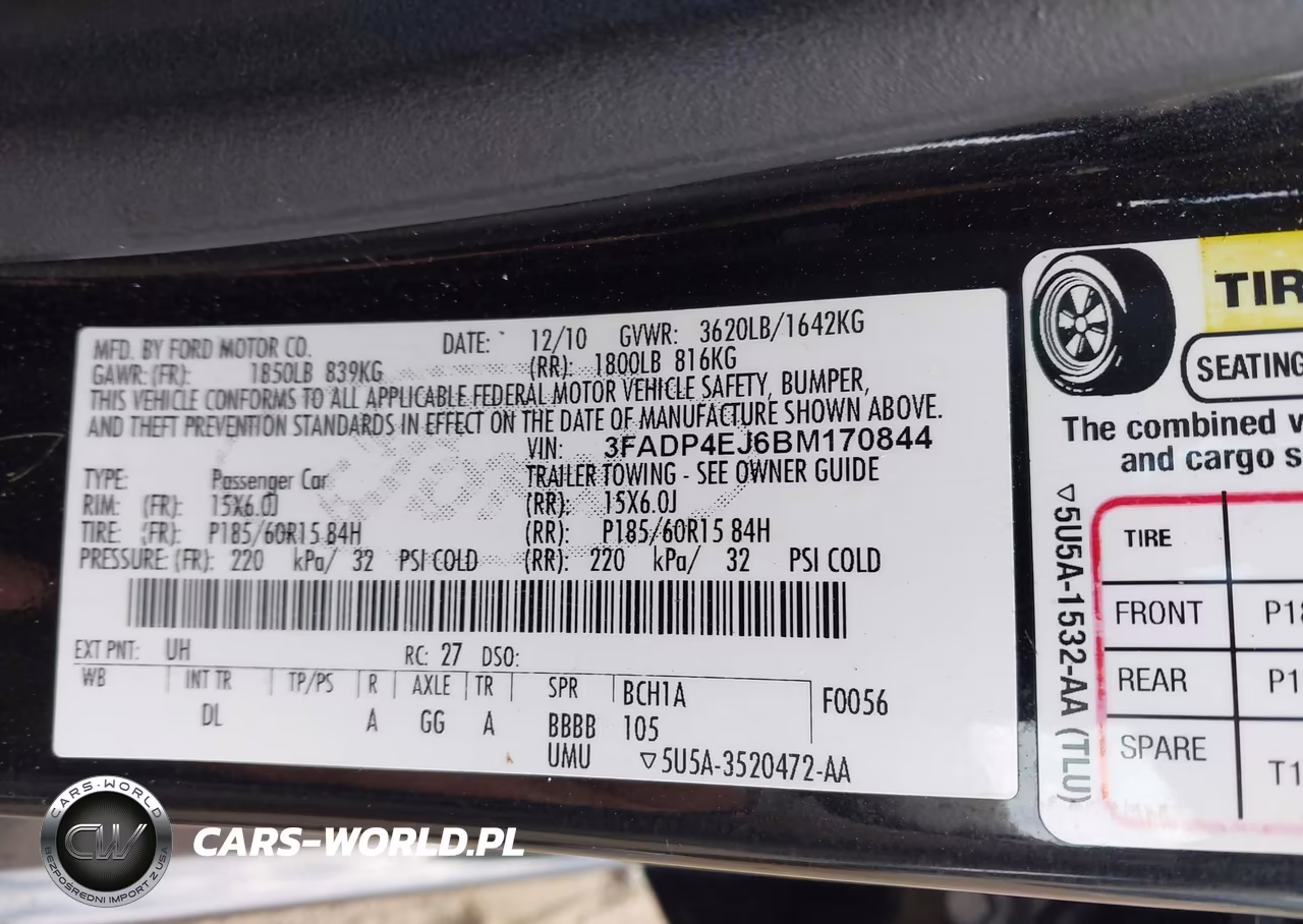 2011 Ford Fiesta Se VIN:3FADP4EJ6BM170844 - 9