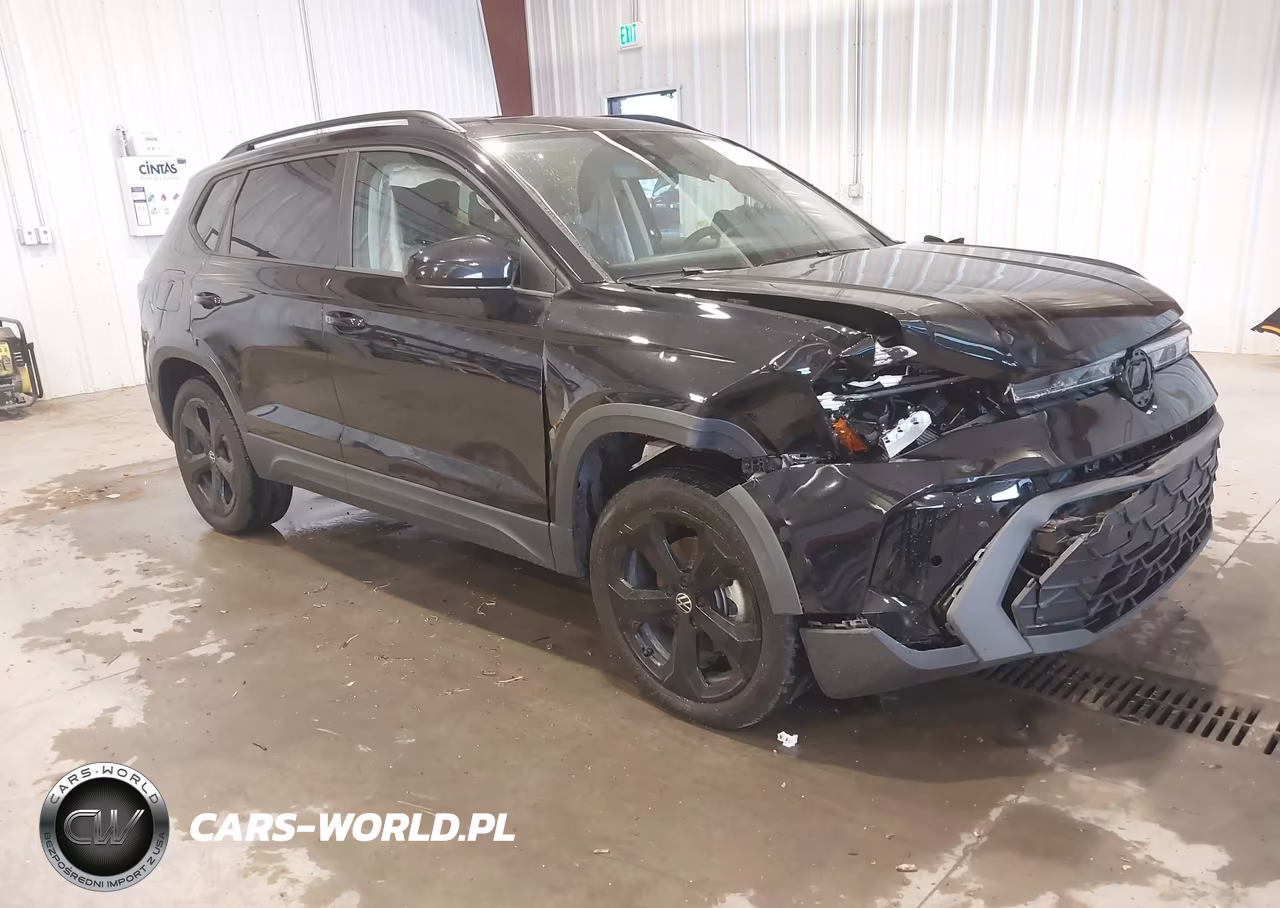 2025 Volkswagen Taos 1.5T Se Black VIN:3VV2C7B29SM003245 - 1