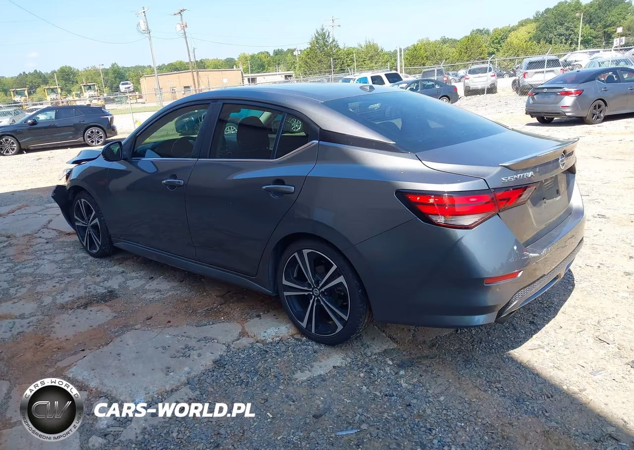 2021 Nissan Sentra Sr Xtronic Cvt VIN:3N1AB8DV9MY280972 - 3