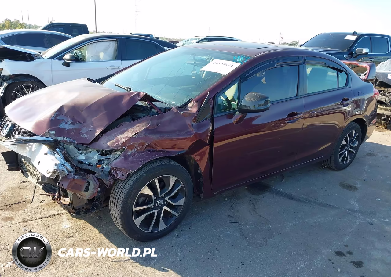 2013 Honda Civic Ex VIN:19XFB2F80DE274860 - 2