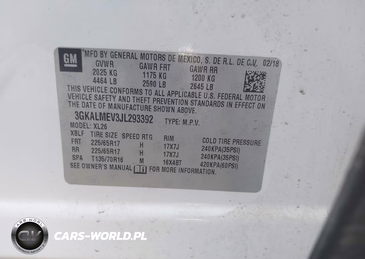 2018 GMC Terrain Sle VIN:3GKALMEV3JL293392 - 9