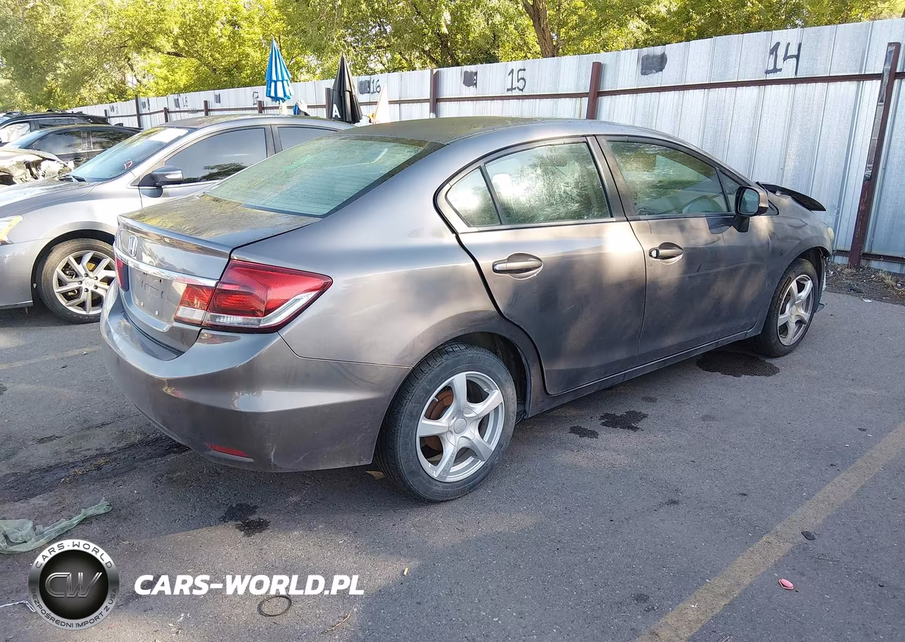 2013 Honda Civic Lx VIN:19XFB2F56DE226124 - 4
