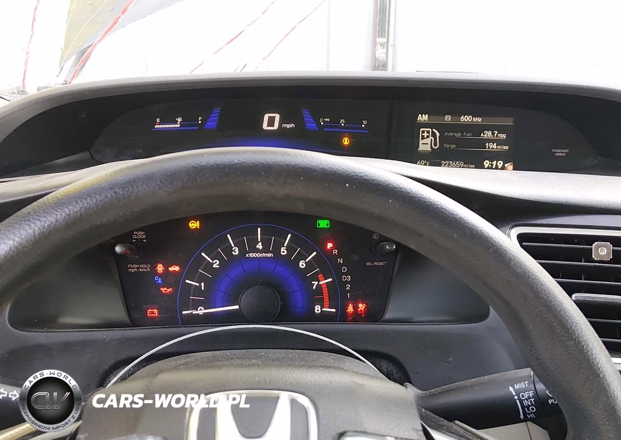 2013 Honda Civic Lx VIN:19XFB2F56DE226124 - 7