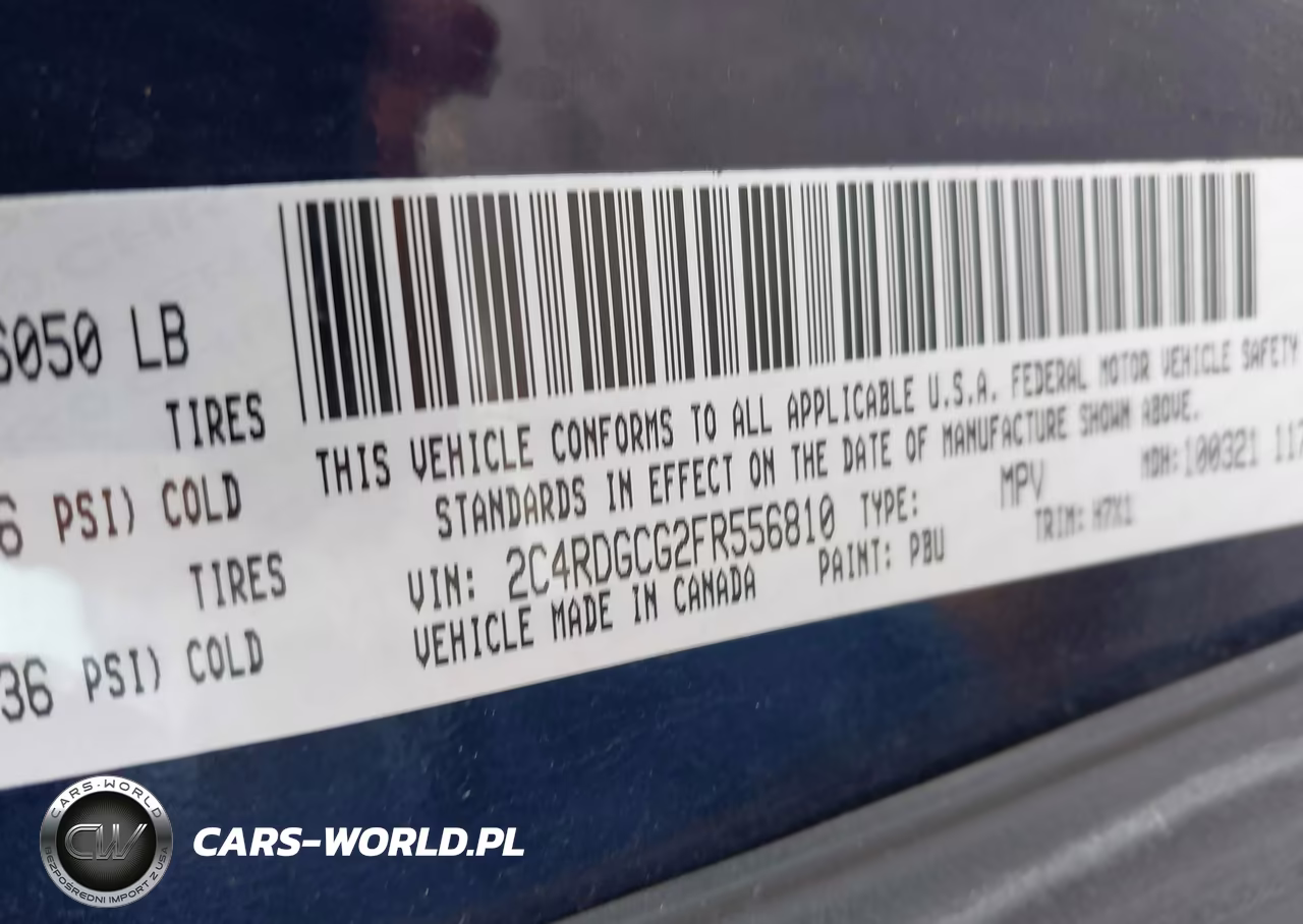 2015 Dodge Grand Caravan Sxt VIN:2C4RDGCG2FR556810 - 9
