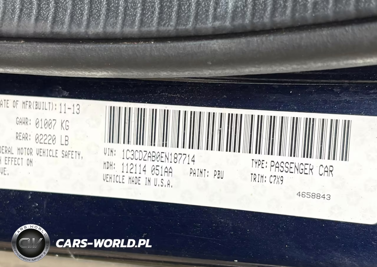 2014 Dodge Avenger Se VIN:1C3CDZAB0EN187714 - 8