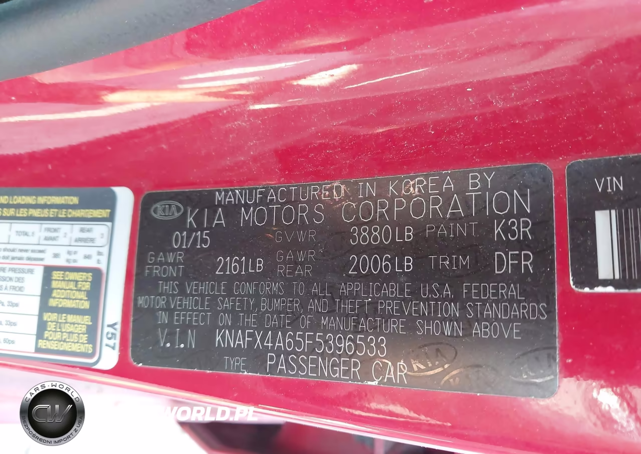 2015 Kia Forte Lx VIN:KNAFX4A65F5396533 - 9