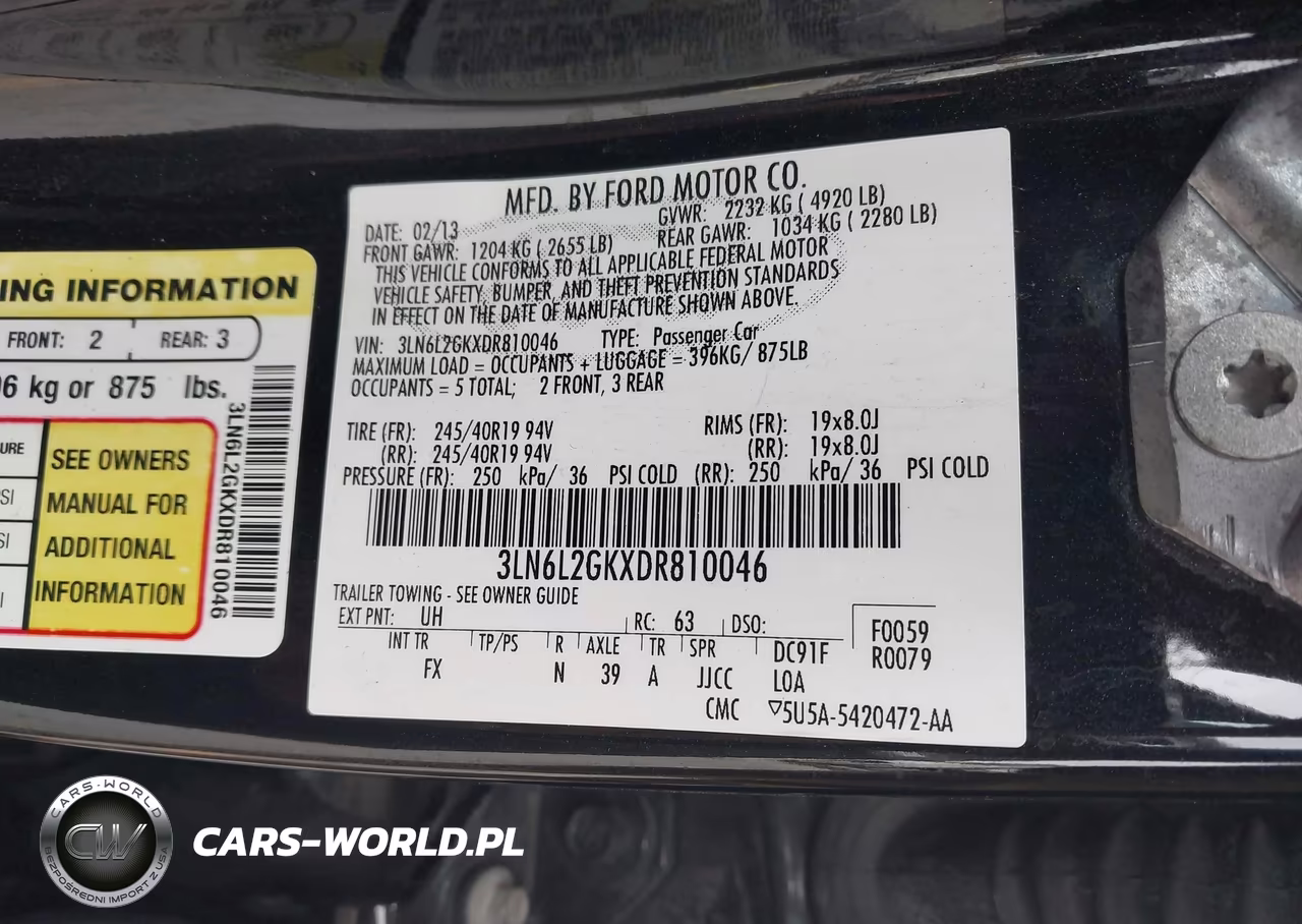 2013 Lincoln Mkz VIN:3LN6L2GKXDR810046 - 9