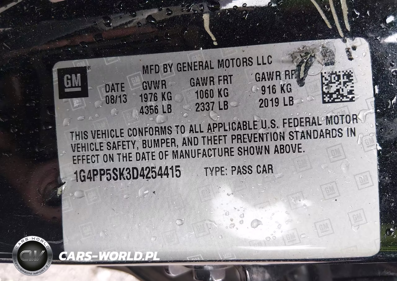 2013 Buick Verano VIN:1G4PP5SK3D4254415 - 9