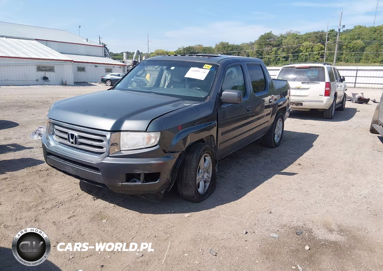 2012 Honda Ridgeline Rtl VIN:5FPYK1F53CB456660 - 2