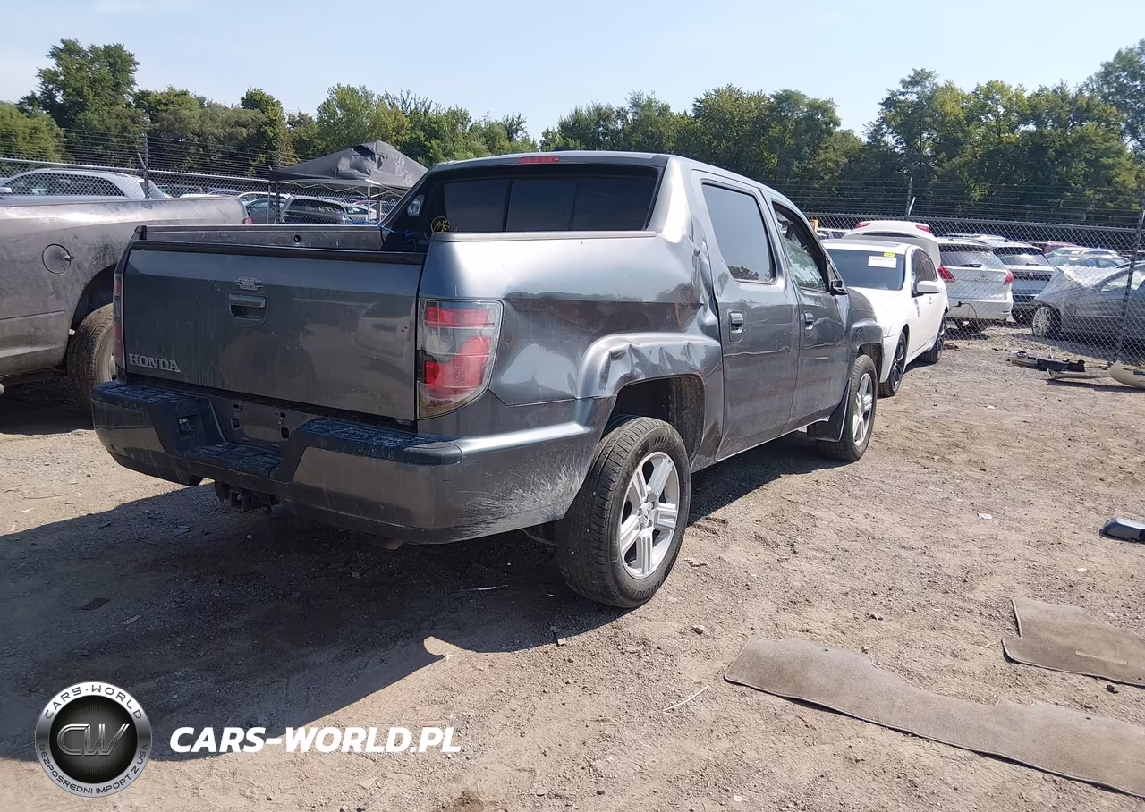 2012 Honda Ridgeline Rtl VIN:5FPYK1F53CB456660 - 4