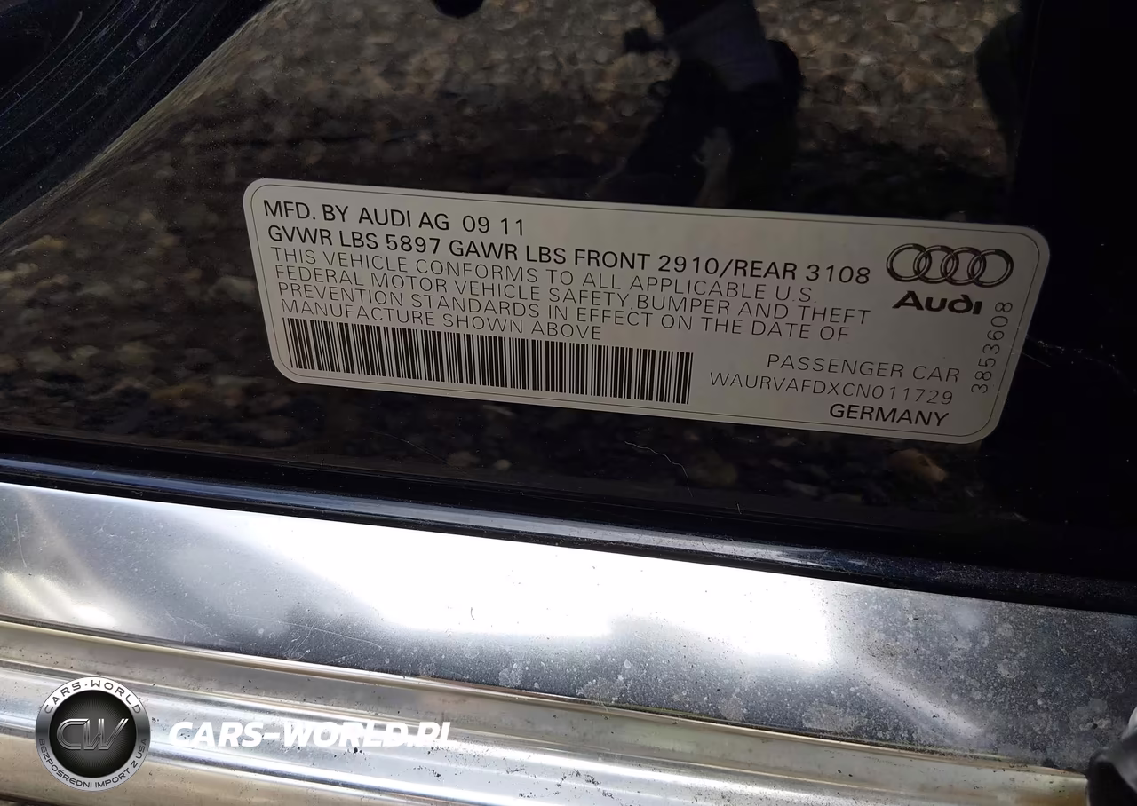 2012 Audi A8 L 4.2 VIN:WAURVAFDXCN011729 - 9