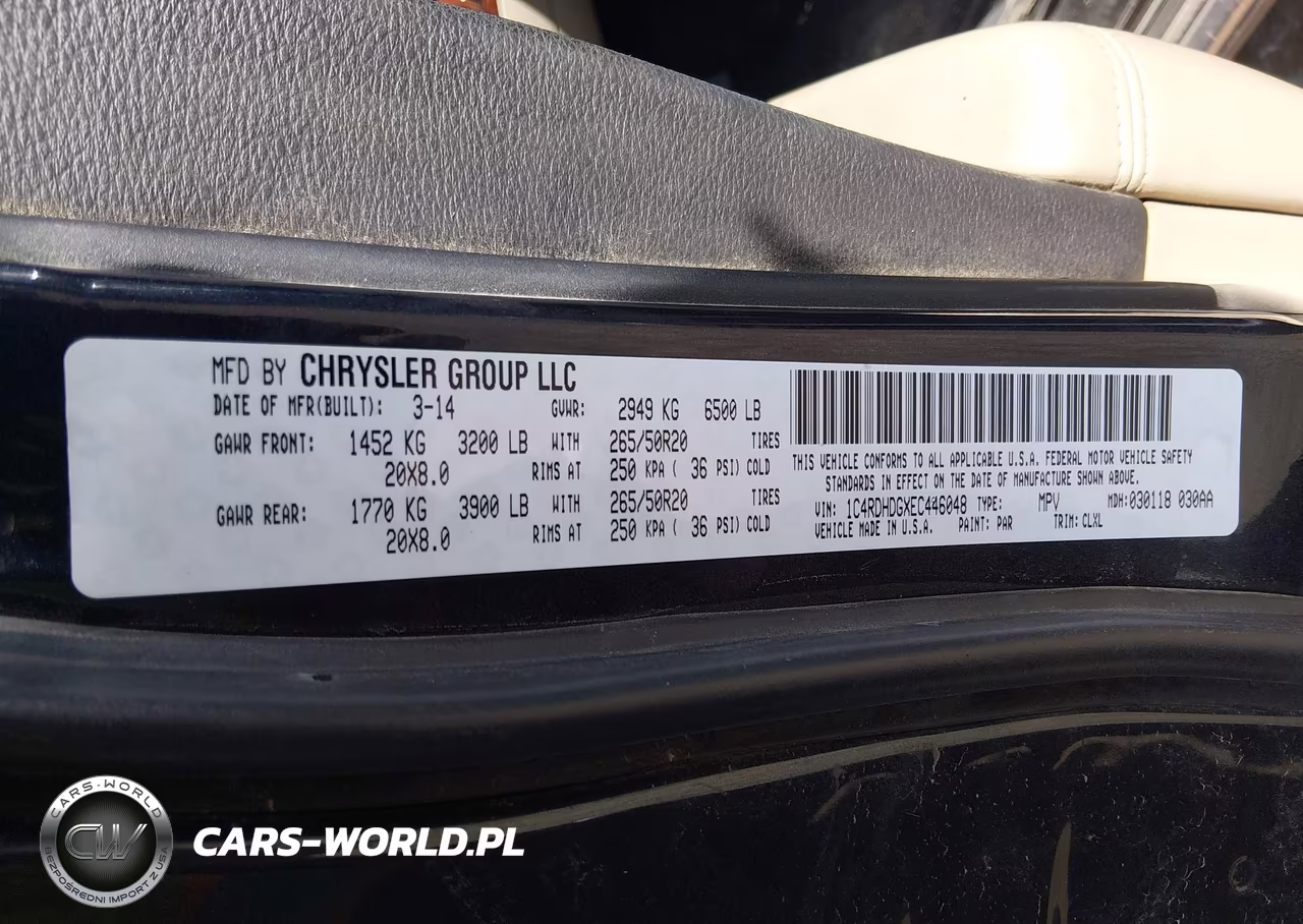 2014 Dodge Durango Limited VIN:1C4RDHDGXEC446048 - 9