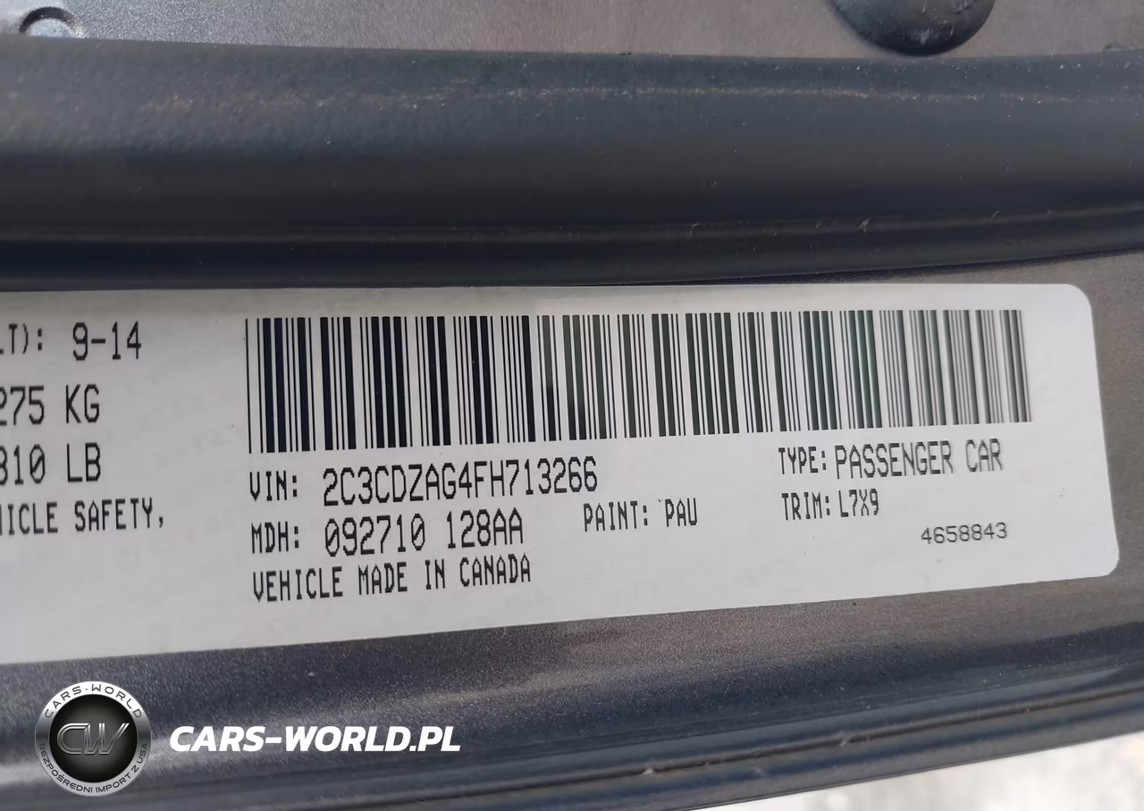 2015 Dodge Challenger Sxt VIN:2C3CDZAG4FH713266 - 9