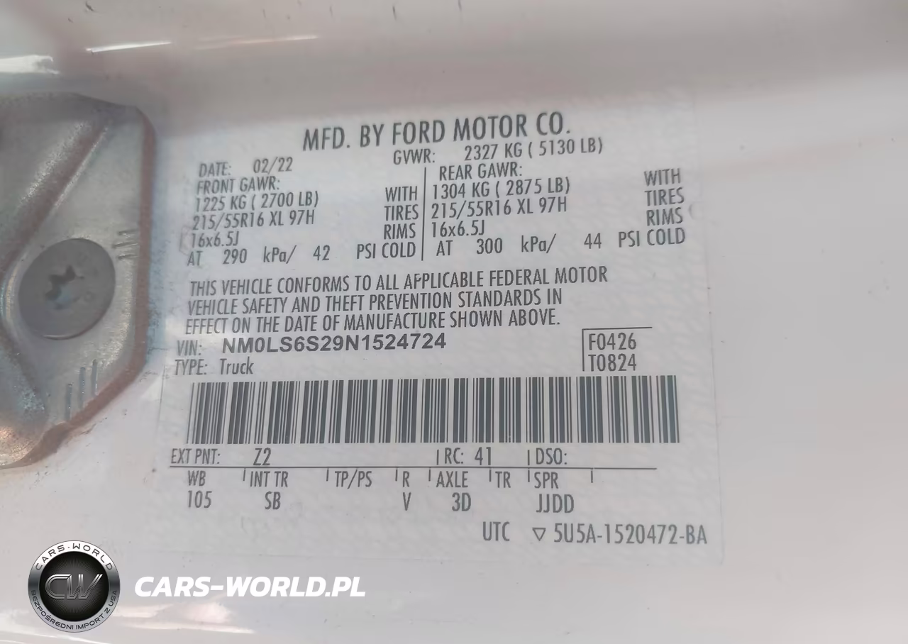 2022 Ford Transit Connect Xl VIN:NM0LS6S29N1524724 - 9