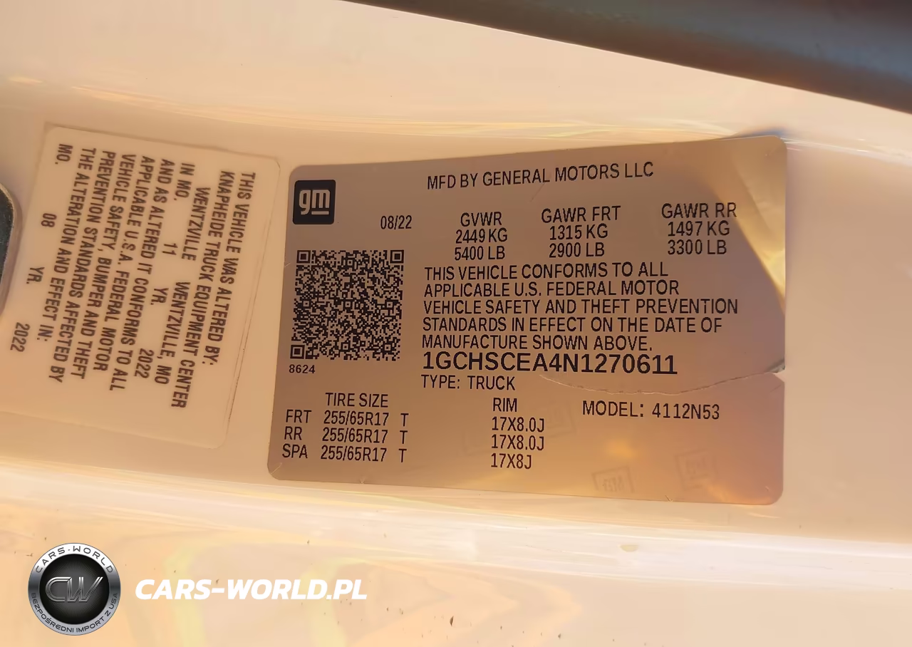 2022 Chevrolet Colorado VIN:1GCHSCEA4N1270611 - 9