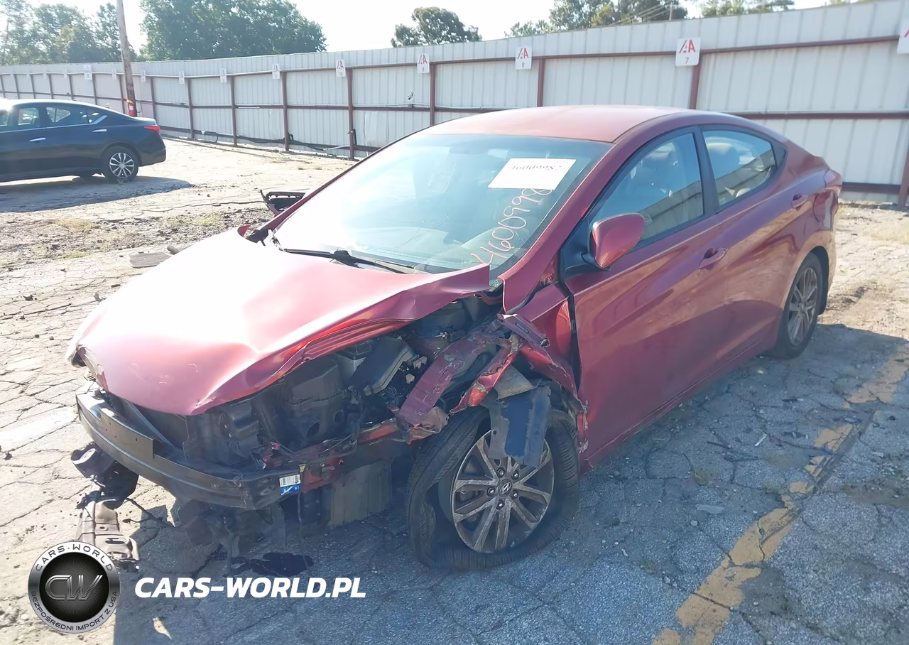 2016 Hyundai Elantra Se VIN:5NPDH4AEXGH773244 - 2