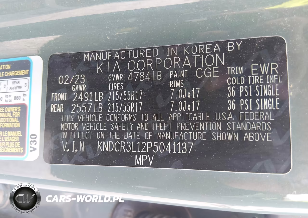 2023 Kia Niro Ev Wind VIN:KNDCR3L12P5041137 - 9