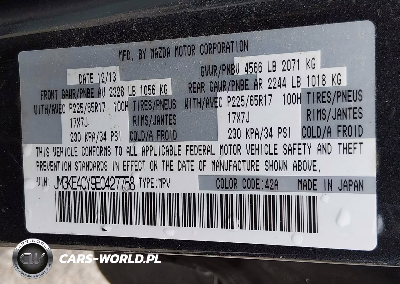2014 Mazda Cx-5 Touring VIN:JM3KE4CY9E0427758 - 9