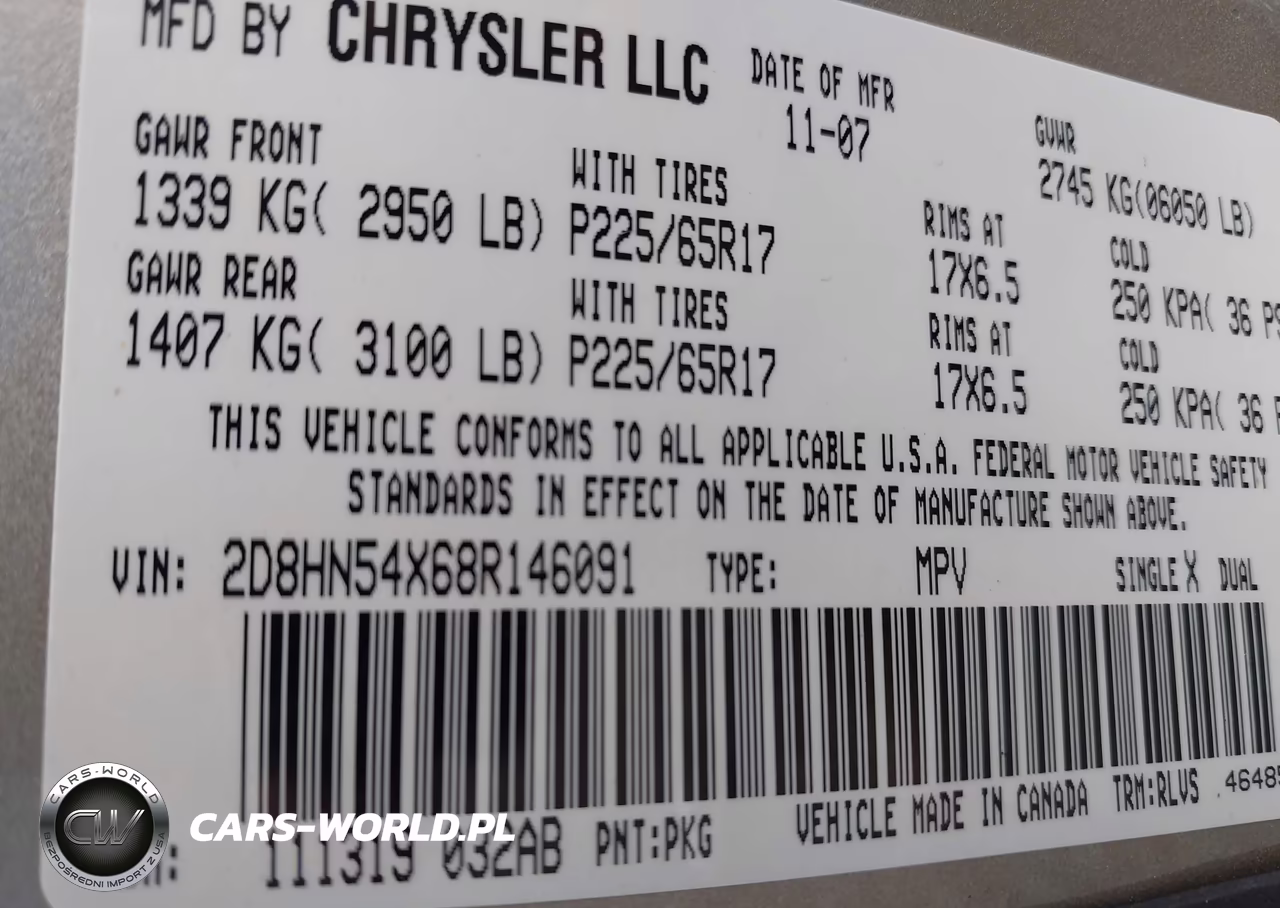 2008 Dodge Grand Caravan Sxt VIN:2D8HN54X68R146091 - 9