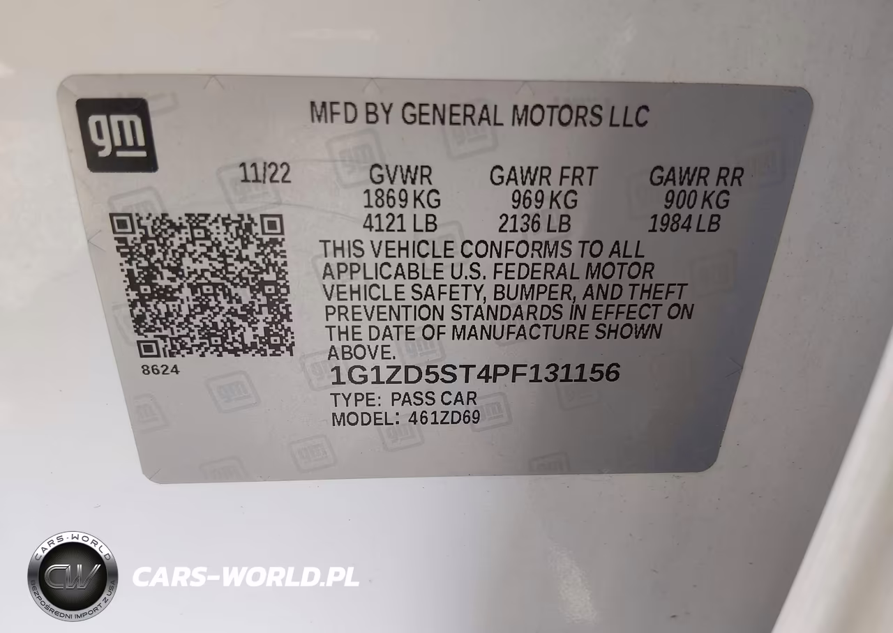 2023 Chevrolet Malibu Fwd 1Lt VIN:1G1ZD5ST4PF131156 - 9