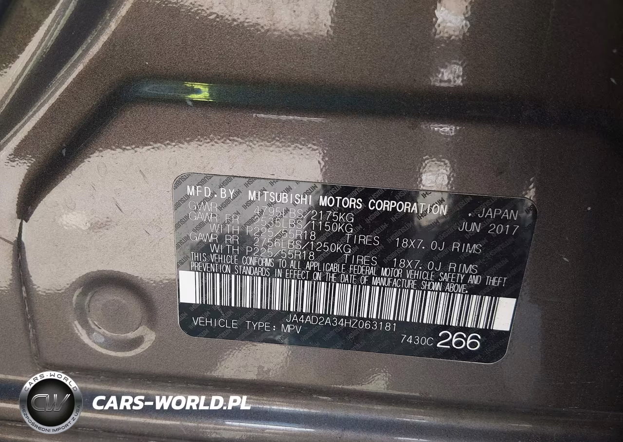 2017 Mitsubishi Outlander Es VIN:JA4AD2A34HZ063181 - 9