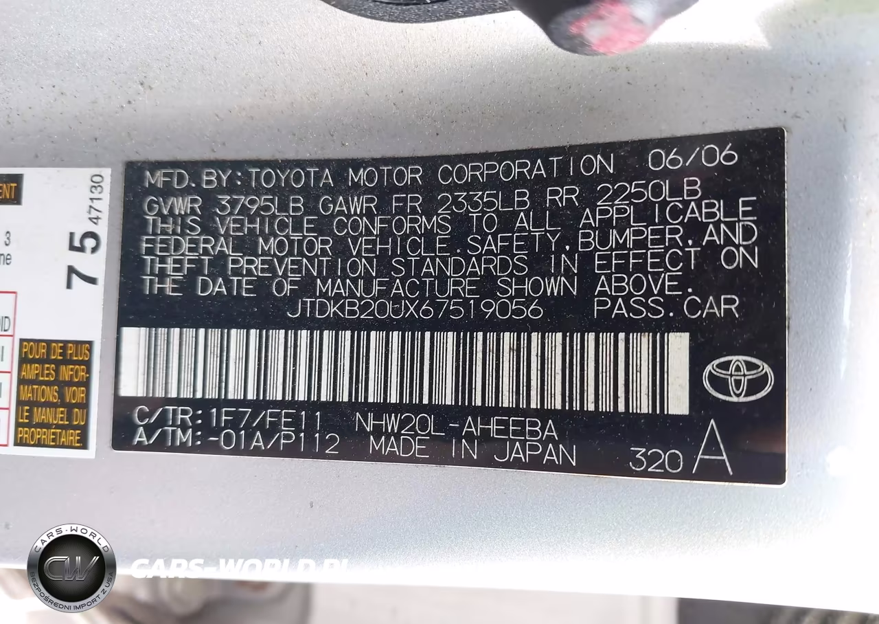 2006 Toyota Prius VIN:JTDKB20UX67519056 - 9