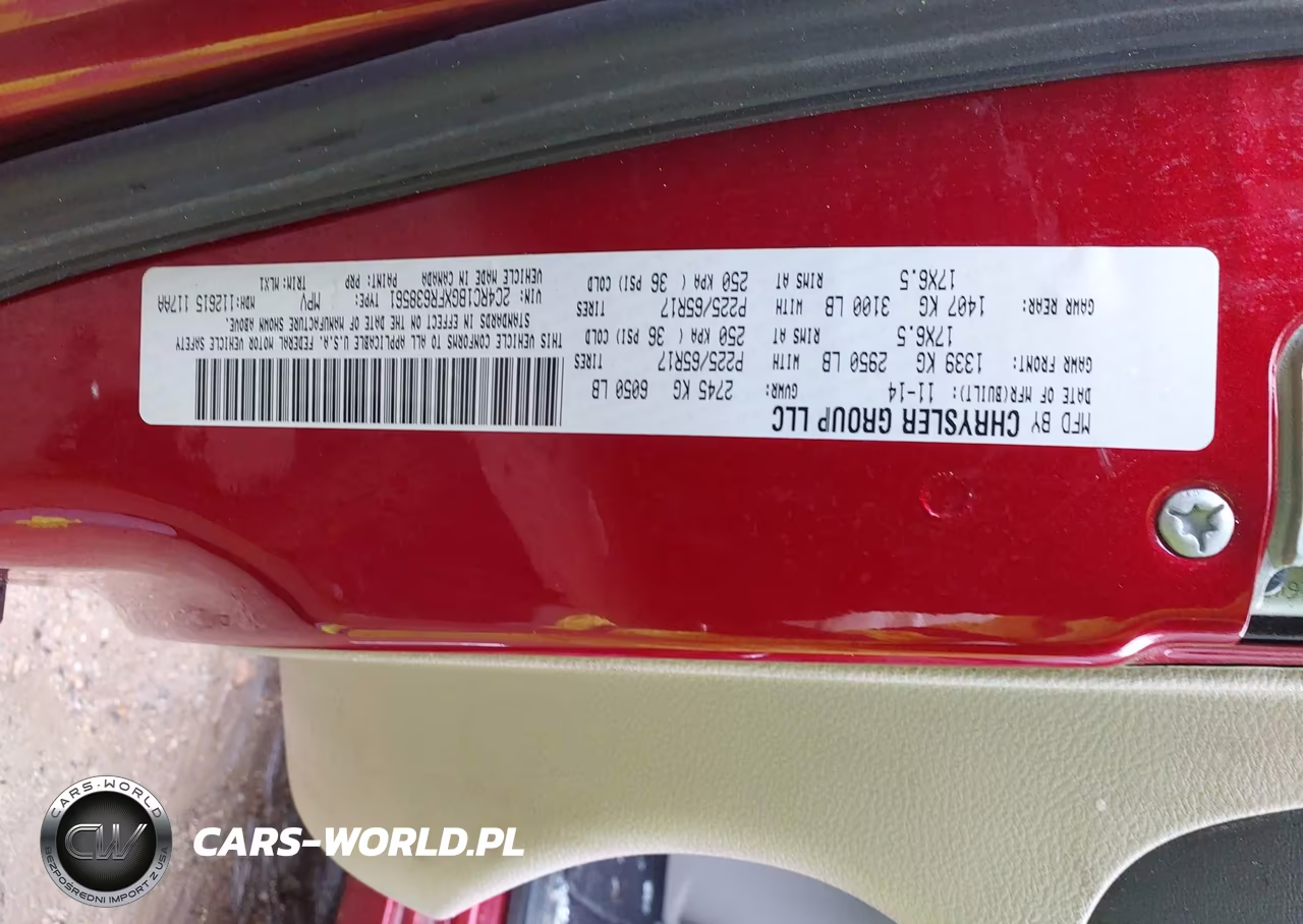 2015 Chrysler Town & Country Touring VIN:2C4RC1BGXFR638561 - 9