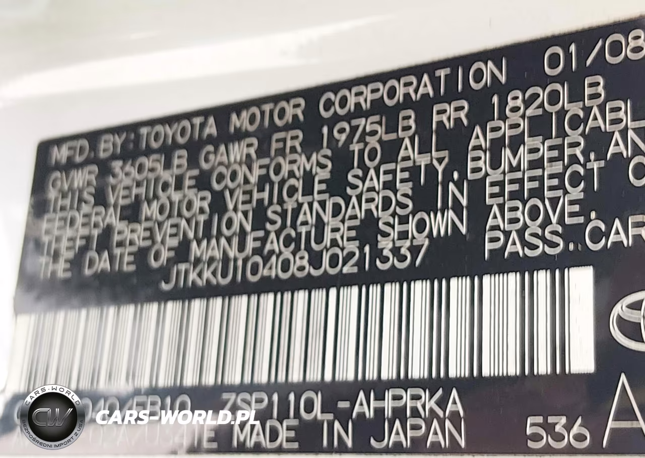 2008 Scion Xd VIN:JTKKU10408J021337 - 9