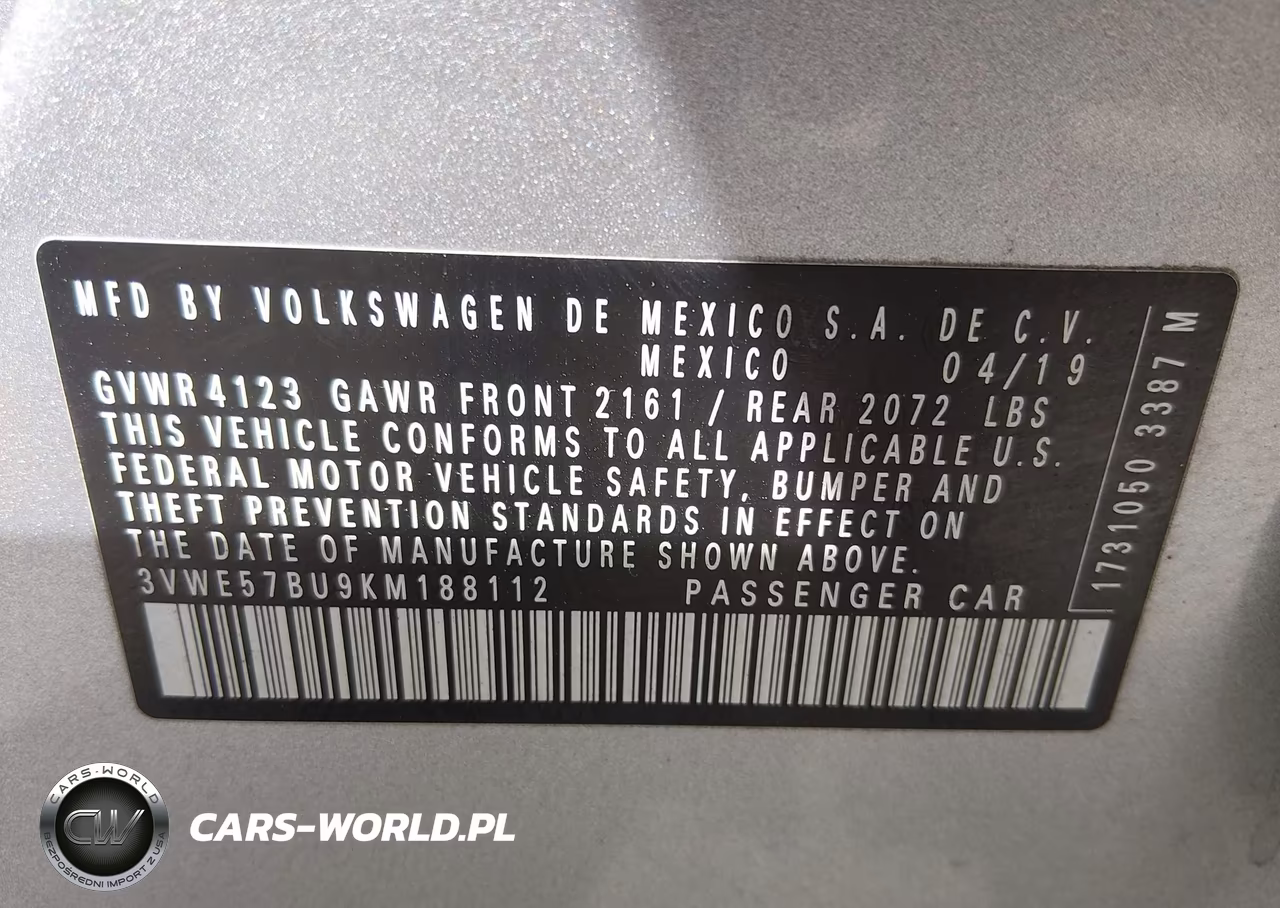 2019 Volkswagen Jetta 1.4T Sel VIN:3VWE57BU9KM188112 - 9