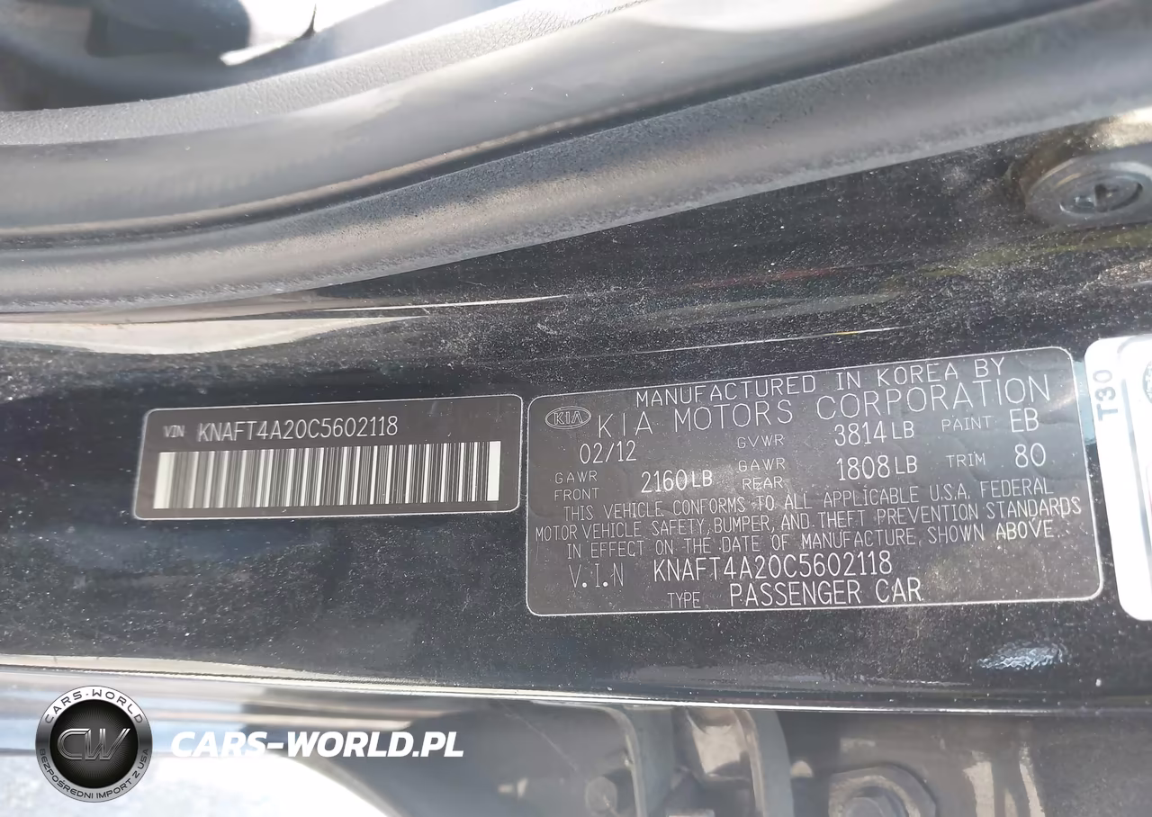 2012 Kia Forte Lx VIN:KNAFT4A20C5602118 - 9