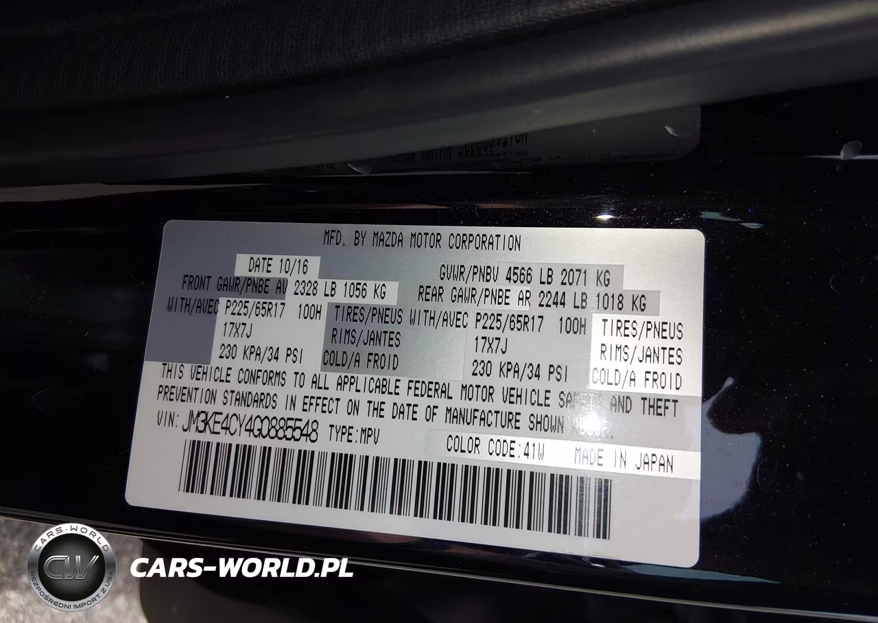 2016 Mazda Cx-5 Touring VIN:JM3KE4CY4G0885548 - 9