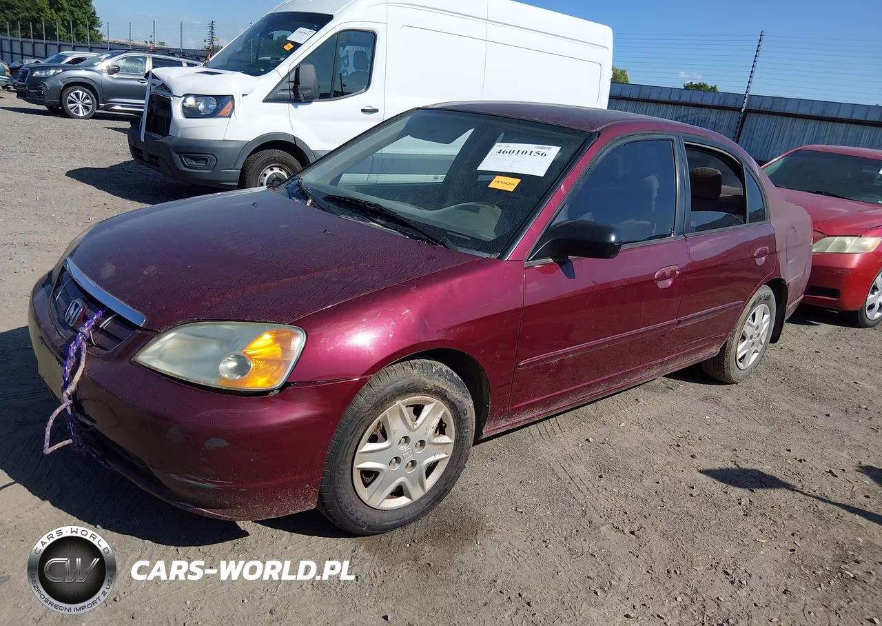 2003 Honda Civic Lx VIN:1HGES16583L003628 - 2