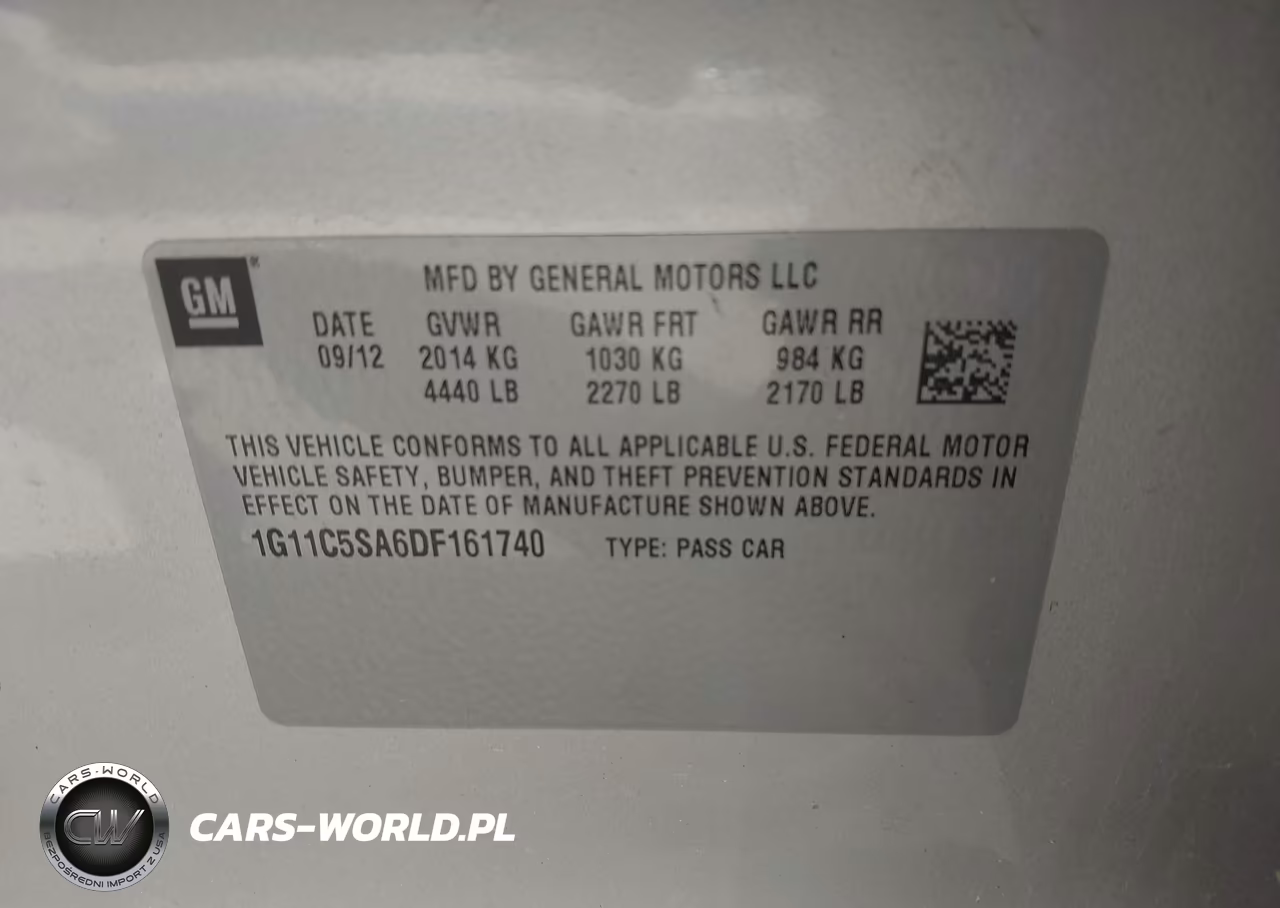 2013 Chevrolet Malibu 1Lt VIN:1G11C5SA6DF161740 - 9