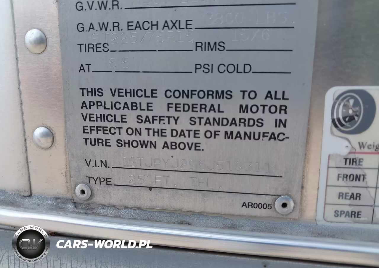 2006 Airstream Other VIN:1STJPYJ296J519311 - 9