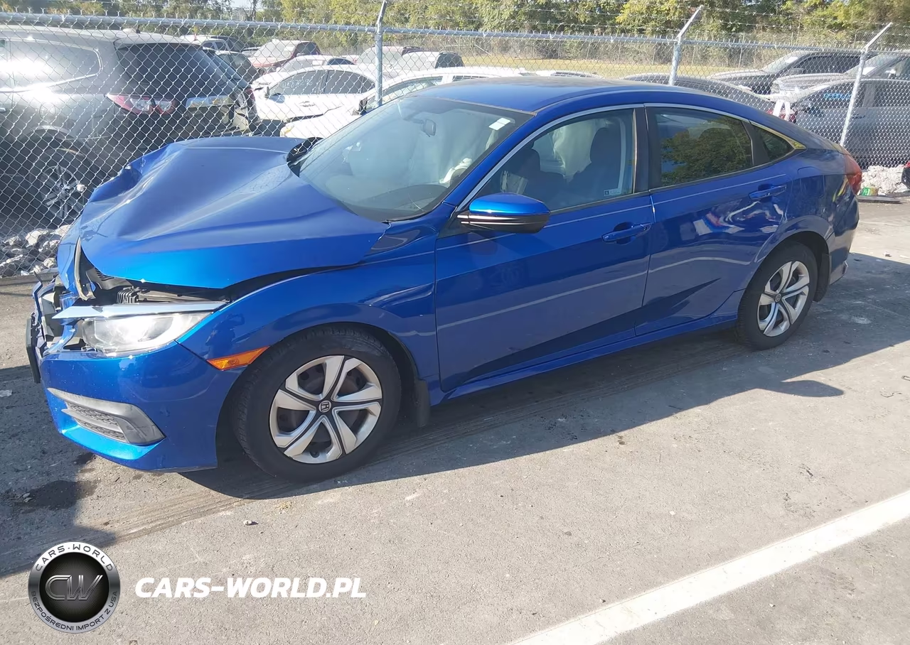 2018 Honda Civic Lx VIN:19XFC2F5XJE043723 - 2