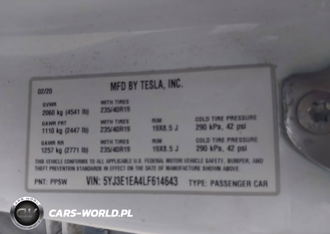 2020 Tesla Model 3 Standard Range Plus Rear-Wheel Drive-Standard Range Rear-Wheel Drive VIN:5YJ3E1EA6LF634635 - 9