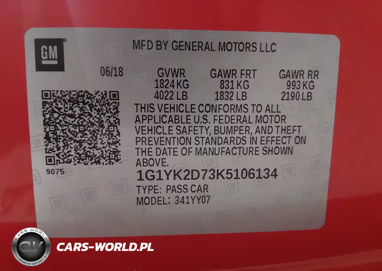 2019 Chevrolet Corvette Stingray Z51 VIN:1G1YK2D73K5106134 - 9