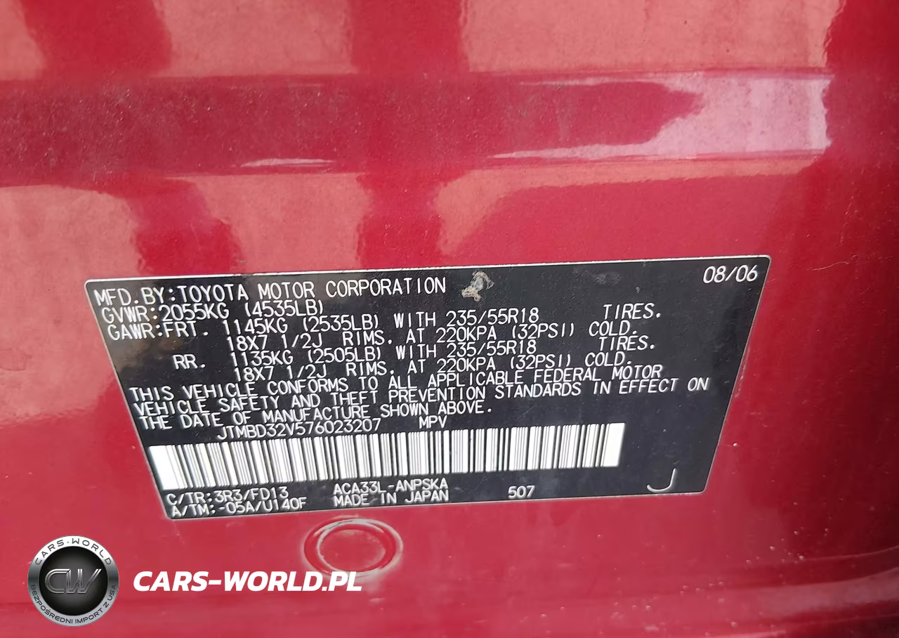 2007 Toyota Rav4 Sport VIN:JTMBD32V576023207 - 9