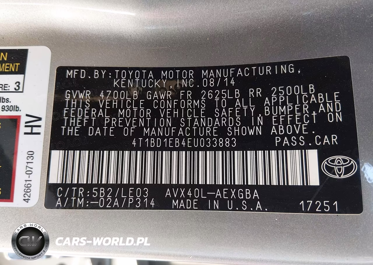 2014 Toyota Avalon Hybrid Xle Touring VIN:4T1BD1EB4EU033883 - 9