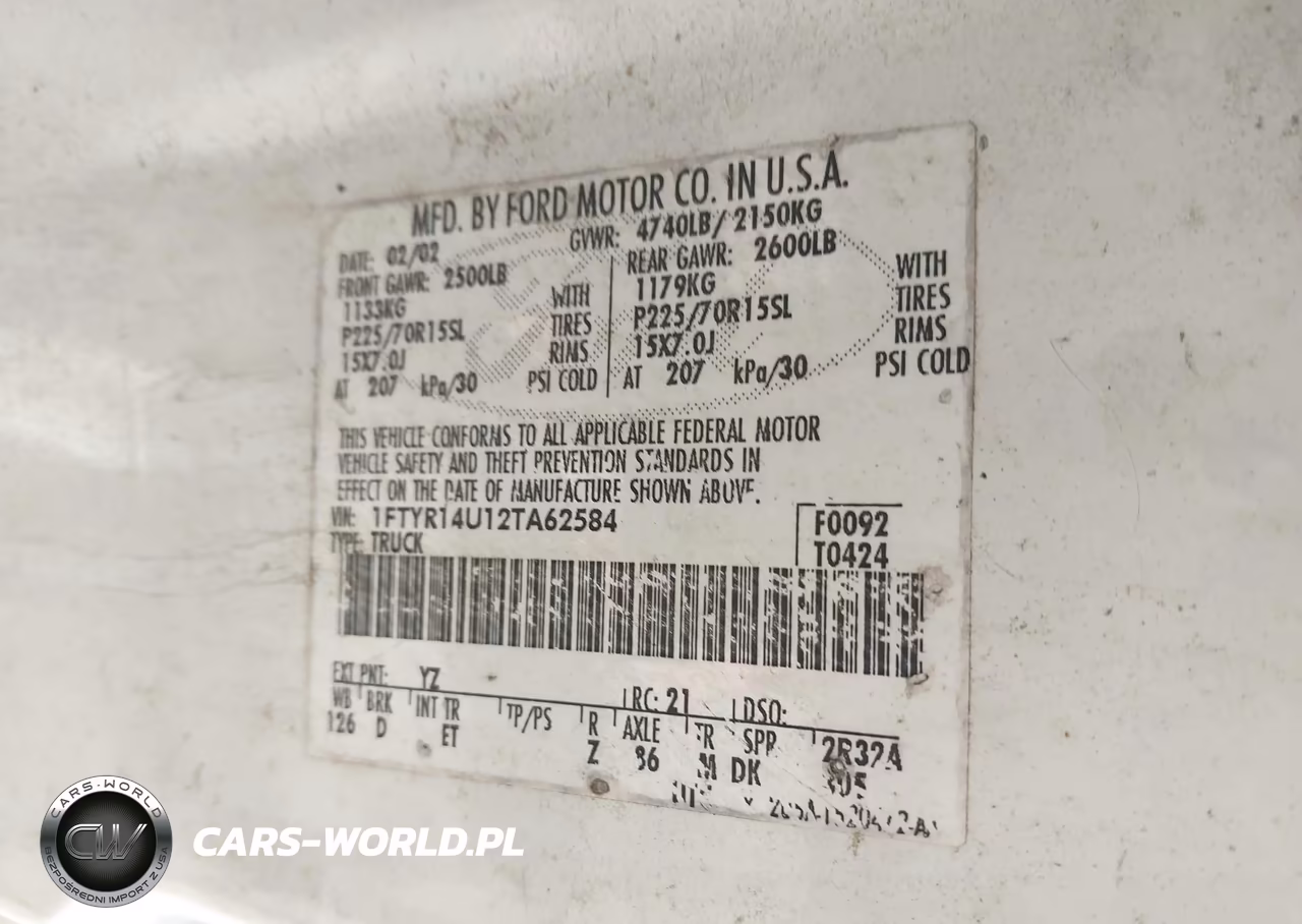 2002 Ford Ranger Edge-Tremor-Xl-Xlt VIN:1FTYR14U12TA62584 - 9