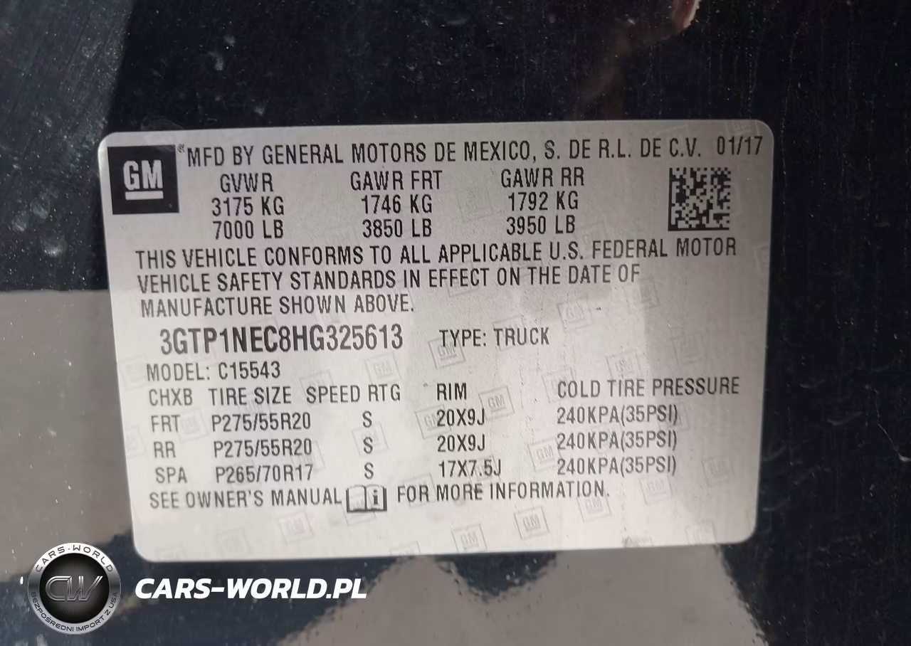 2017 GMC Sierra 1500 Slt VIN:3GTP1NEC8HG325613 - 9