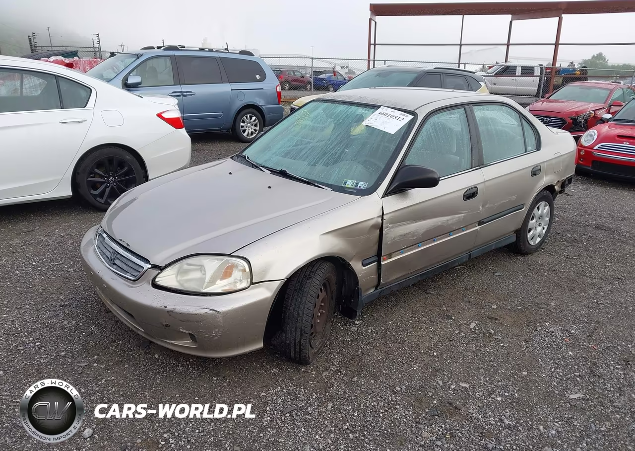 2000 Honda Civic Dx VIN:2HGEJ6628YH525766 - 2