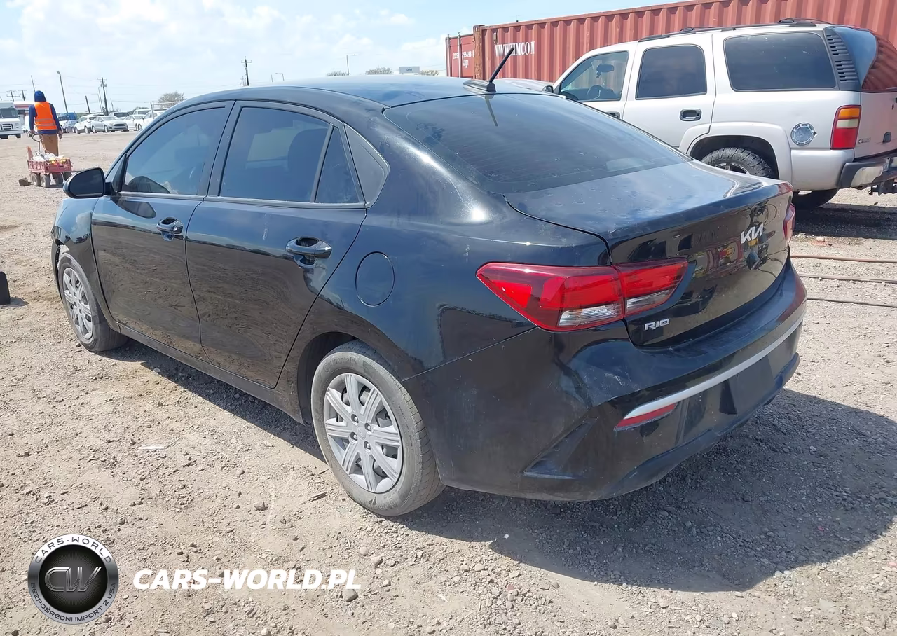 2022 Kia Rio Lx VIN:3KPA24AD1NE431906 - 3