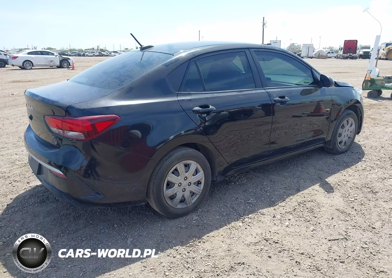 2022 Kia Rio Lx VIN:3KPA24AD1NE431906 - 4